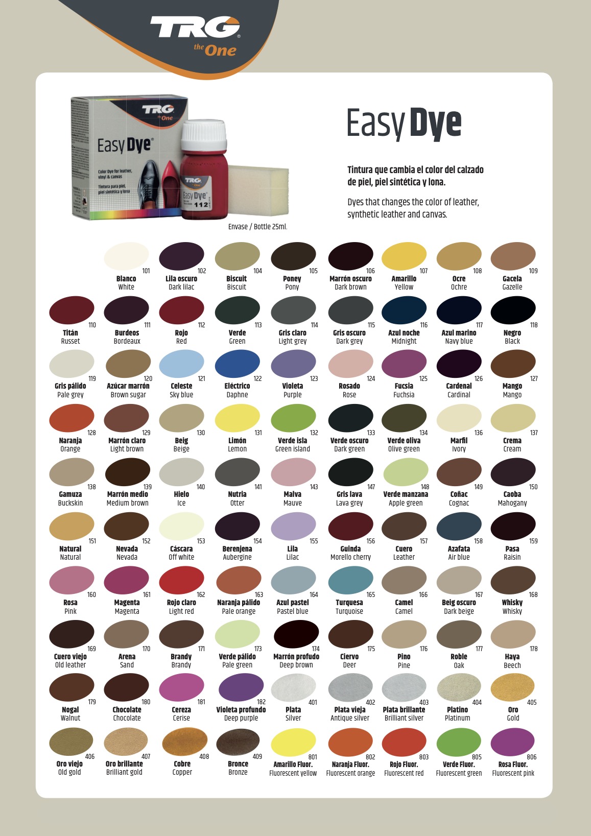 Vzorník Easy Dye